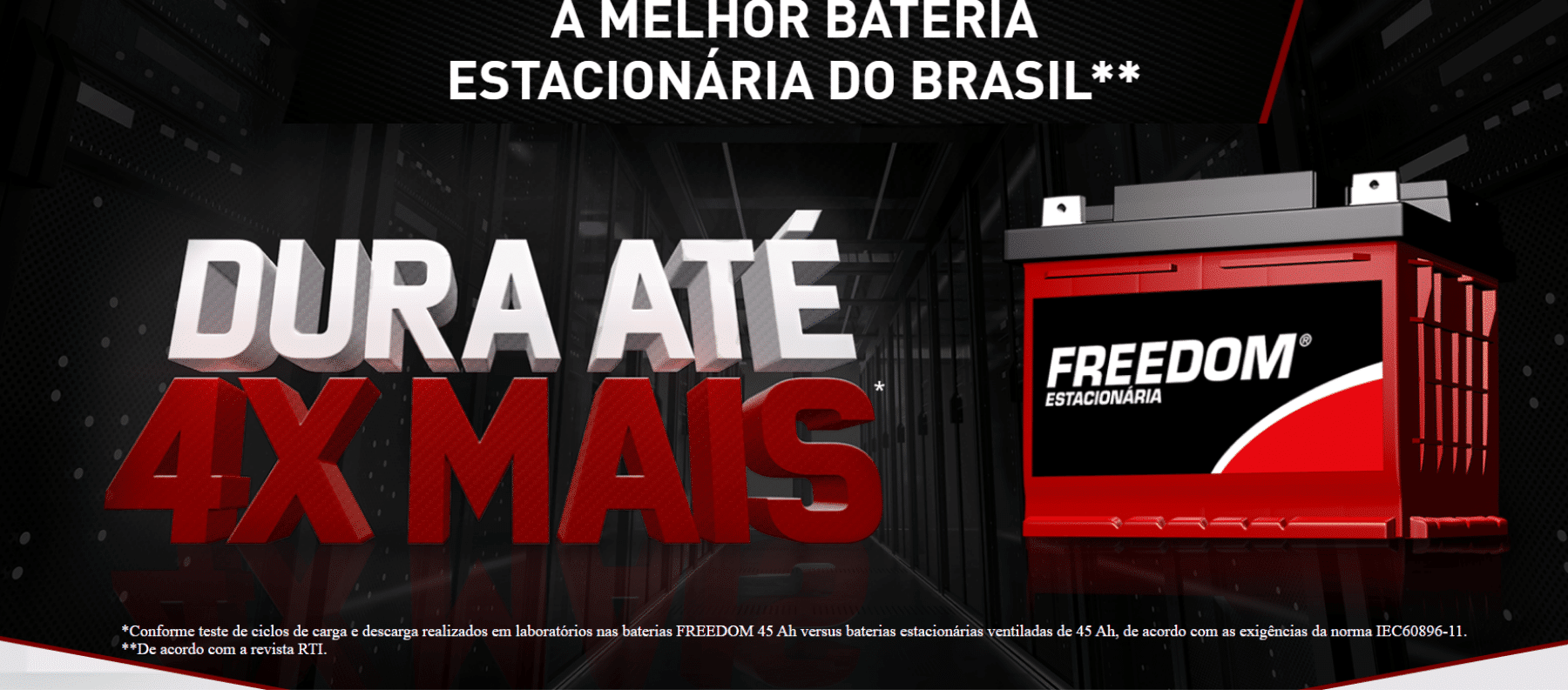 dura até quatro vezes mais